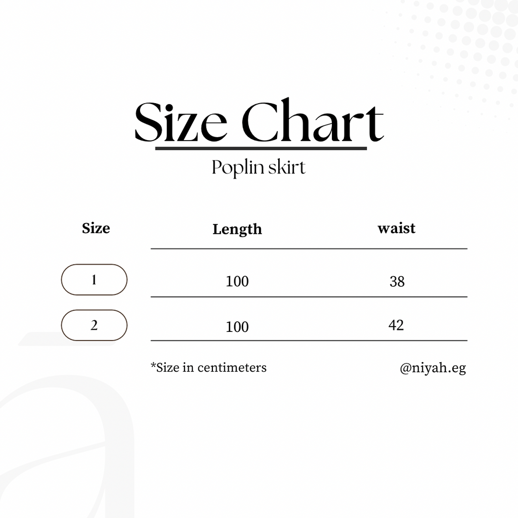 Stitched poplin skirt in olive