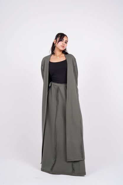 Leēn Cardigan in Olive