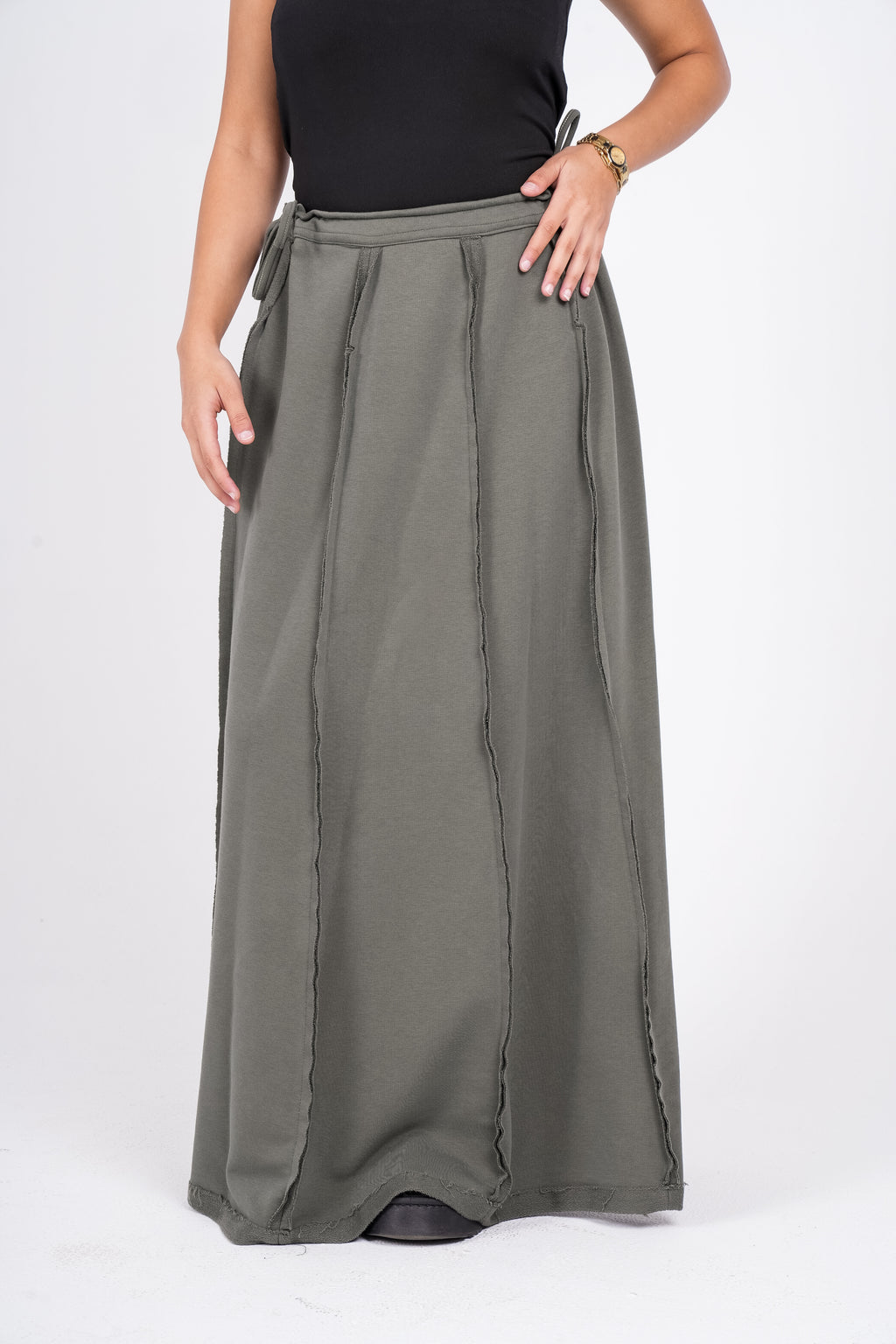 Leēn Skirt in Olive