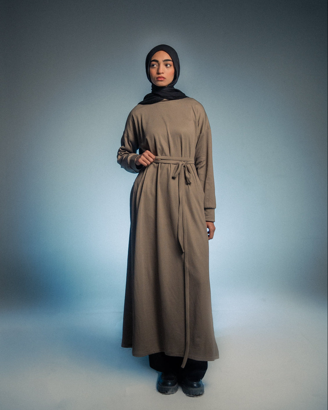 SABI blouse dress - cafe