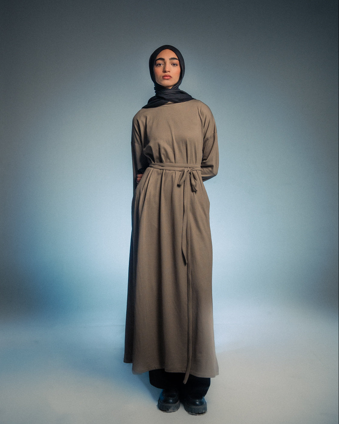 SABI blouse dress - cafe