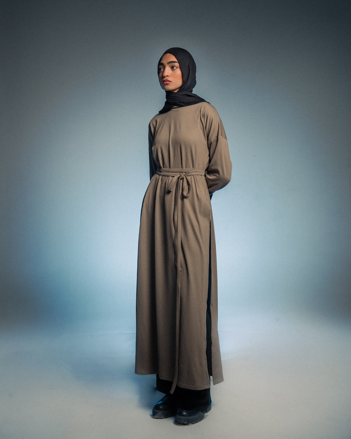 SABI blouse dress - cafe