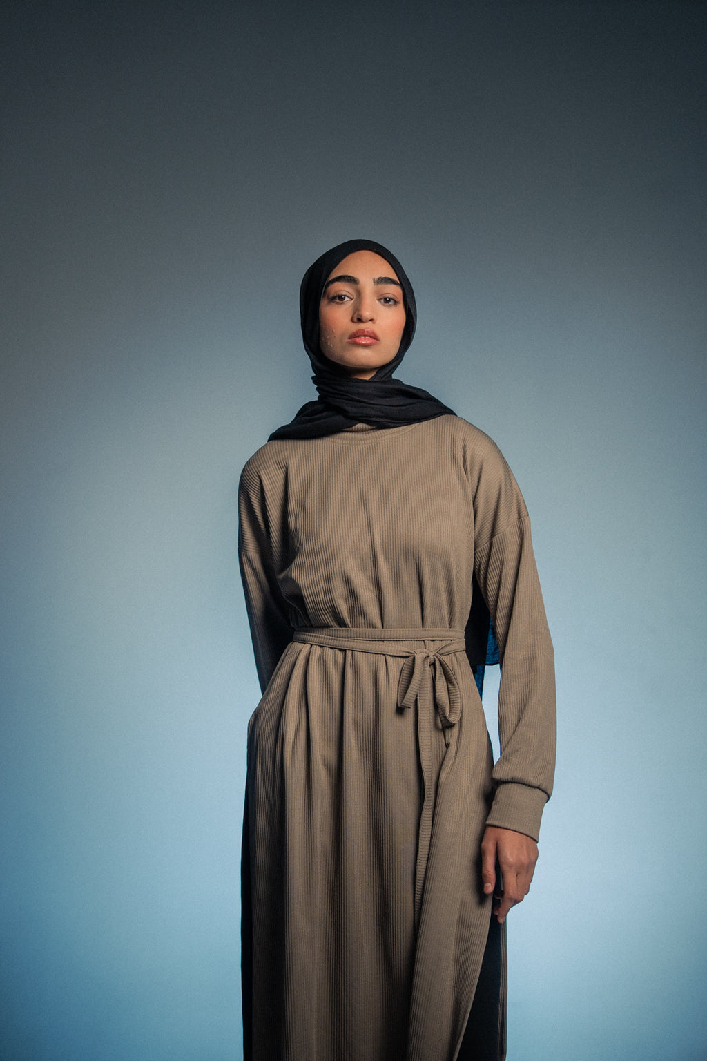 SABI blouse dress - cafe