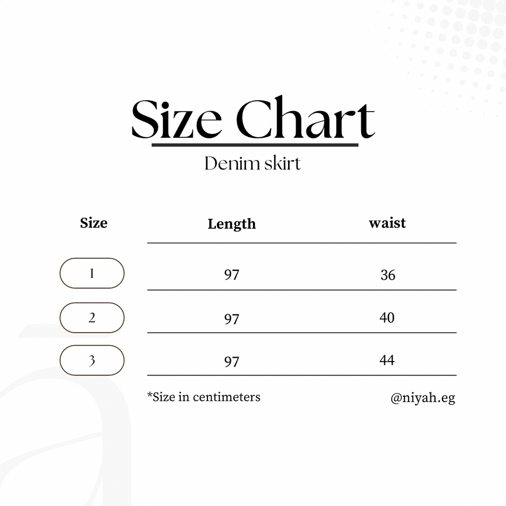 The coolest denim skirt