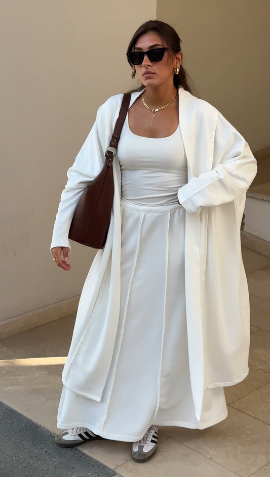 Leēn Skirt in Off white